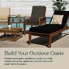 Honeycomb Outdoor Highback Dining Chair Cushion - 3 of 4