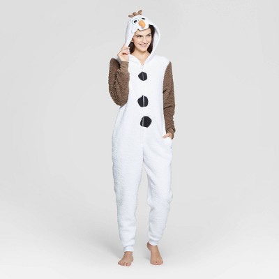 Women s Olaf Union Pajama Suit White S M Target Inventory