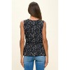 WEST K Women's Laura Sleeveless Surplice Knit Top - 3 of 4