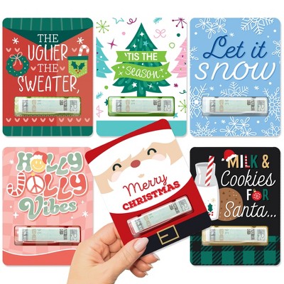 Assorted Beach Christmas Postcards - 40 Holiday Beach Postcards - 4 x 6  Inch Postcards (Assorted)