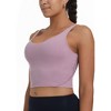 DOMETOUR Yoga Top U-Shaped Back Yoga With Mid-support Sports Bra For Women - 2 of 4