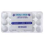 Cackle Fresh Grade A Large Eggs - 18ct