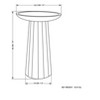 Vynxaria Sculptural Coffee Tables - Black Accent Elegance - 3 of 4