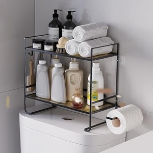2-Tier Organizers and Storage, No Drilling Storage, Above Storage Rack, Back of Organizer - 1 of 3