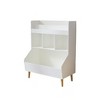 Sevobal Decorative Bookshelf Multifunctional Kids Bookshelf And Toy Storage, Storage Organizer, Children Bookcase, White, 27.56"*15.75"*31.3" - 4 of 4