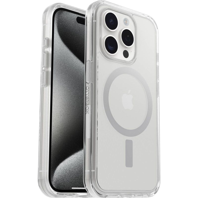 OtterBox Apple iPhone 15 Pro Symmetry Series Clear Case with MagSafe - Clear, 4 of 6