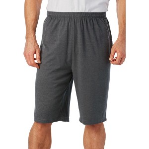 KingSize Lightweight Extra Long Jersey Shorts - 1 of 4