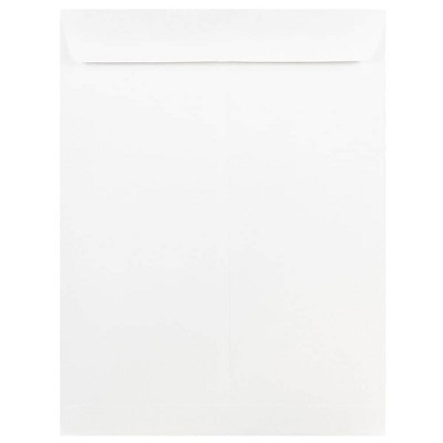 JAM Paper 9 x 12 Open End Catalog Envelopes White 1623197