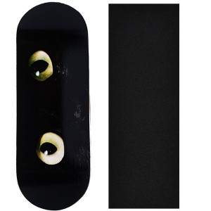 Teak Tuning Pro 34mm Popsicle Shape Fingerboard Deck - 5 Ply Wood - Midnight Stare - 1 of 1