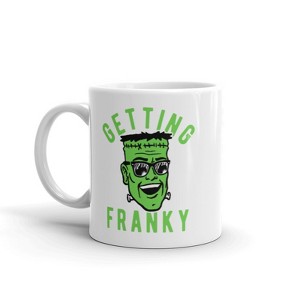 Crazy Dog T-Shirts Getting Franky Mug Funny Halloween Monster Graphic Novelty Coffee Cup-11oz - 1 of 4