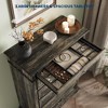 Zstar Chest of Drawers, Farmhouse Wooden Dresser with 7 Drawers for Bedroom, Living Room, Hallway - 4 of 4