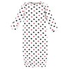 Hudson Baby Infant Girl Cotton Gowns, Girl Mommy Red Black - 4 of 4