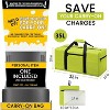 Travel handbag,foldable luggage bag 35L small luggage bag,lightweight travel and fitness - 2 of 4