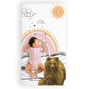 JumpOff Jo - 100% Cotton Fitted Crib Sheet, Super Soft, for Standard Crib Mattresses and Toddler Beds - 1 of 4