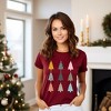 Simply Sage Market Women's Colorful Christmas Tree Chart Short Sleeve Graphic Tee - 2 of 4