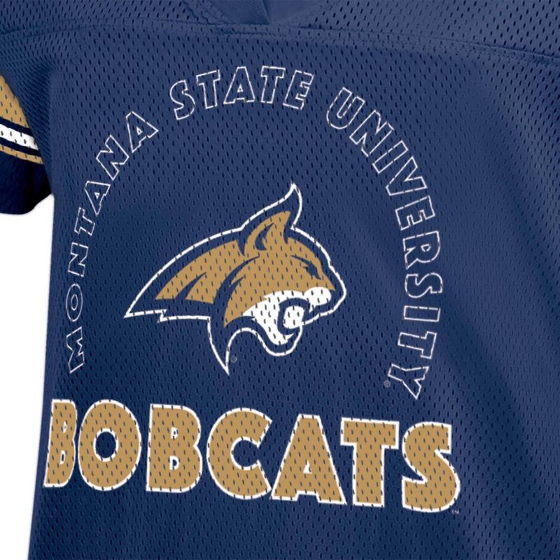 NCAA Montana State Bobcats Women&#39;s Mesh Jersey T-Shirt, 3 of 4