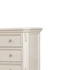 44" Chantelle Decorative Storage Drawer Pearl White - Acme Furniture: 5 Fixed Shelves, Wood Composite - 4 of 4