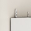 Famapy White Modern Wraparound Minimalist TV Console Multifunctional Storage Space Entertainment Centre - 3 of 4