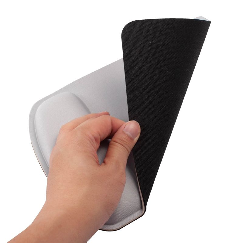 Insten Mouse Pad with Wrist Support Rest, Ergonomic Support, Pain Relief Memory Foam, Non-Slip Rubber Base, Rectangle, 9.8 x 7.1 inches, 3 of 10
