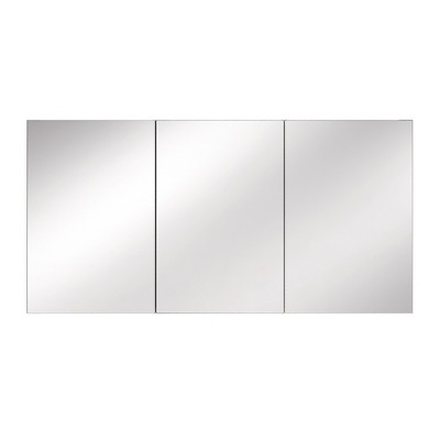 Cesicia 60 x 30 inches Triple Swing Medicine Cabinet with 3 Doors and 9 Shelves