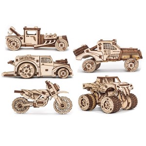 EWA Eco-Wood-Art Vehicles Set 3D Wooden STEM Construction Kit - 1 of 4