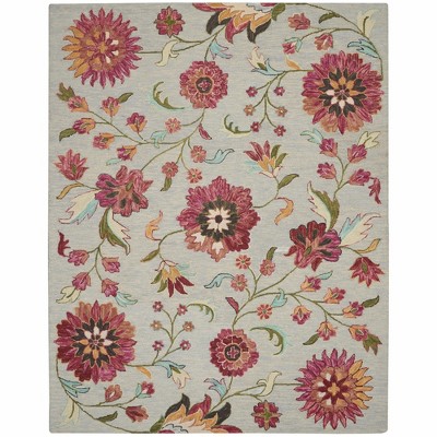 Nourison Bahari Floral Farmhouse Indoor Rug