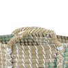 Northlight Natural Woven Seagrass Basket with Handles - 14" - 3 of 4