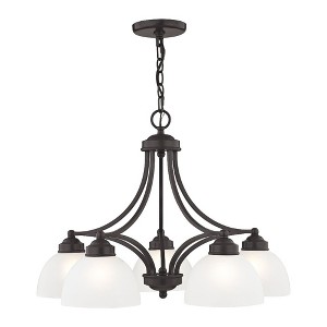 Livex Lighting Somerset 5 - Light Chandelier in  English Bronze - 1 of 2