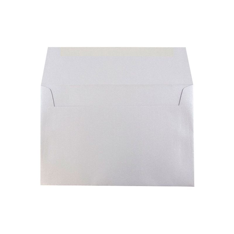 JAM Paper A10 Metallic Invitation Envelopes 6 x 9.5 Stardream Silver SD5390, 2 of 3