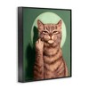 Stupell Industries Cat & Middle Finger Framed Giclee Art - 2 of 4