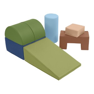 ECR4Kids SoftZone Crawl and Climb Playtime Playset, Building Blocks, 6-Piece - 1 of 4