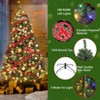 Premium Spruce Artificial Holiday Christmas Tree for Home, Office, Party Decoration w/ 1,450 Branch Tips, Easy Assembly, Metal Hinges & Foldable Base - 2 of 4