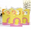 Big Dot of Happiness Pink Ducky Duck - Girl Baby Shower or Birthday Party Favor Boxes - Set of 12 - 3 of 4