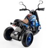 Topteng 3 Wheel 6V Kid Ride On Motorcycle Electric Toy with Colorful Light and Music - 2 of 4