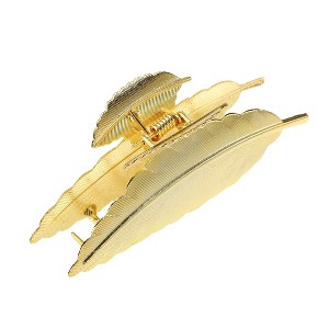 Unique Bargains Women's Leaf Metal Large Hair Clips 1 Pc - 1 of 4