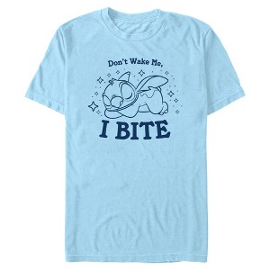 Mens Lilo & Stitch Don't Wake Me I Bite T Shirt - 1 of 4