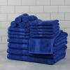 Basic Solid 18-Piece Bath Towel Set Collection - 2 of 4