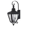 Livex Lighting Cambridge 2 - Light Wall Light in  Black - 2 of 4