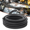 VEVOR 6AN Fuel Line Kit, 25 FT Fuel Hose Kit, 5/16" Nylon Stainless Steel Braided PTFE Fuel Line Kit, E85/Oil/Gas/Diesel Hose End Fitting Kit, Black - 2 of 4