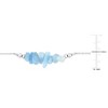 EVERLY JEWELRY | Sterling Silver Gemstone Fancy Bead Necklace and Bracelet Set - Multiple Gemstone option - 3 of 4