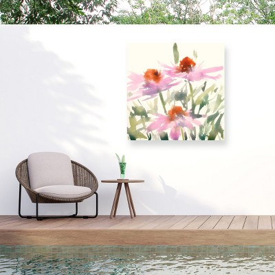 "Daisy Garden Views I" Outdoor Canvas