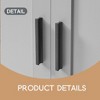 2-Door Storage Cabinet with Adjustable Shelves for Bathroom, Office, Living Room, Durable MDF Board Construction, Anti-Tipping Design - Leovsnove - 4 of 4
