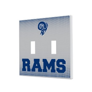 NFL NFC Historic Teams Linen Hidden-Screw Light Switch Plate for Double Toggle - 1 of 4