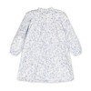 Girls' Organic Long Sleeve Ruffle Neck Smocked Yoke Dress , Infant - 3 of 3
