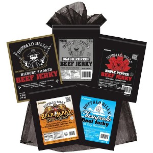 Buffalo Bills 5-ct Assorted Premium Beef Jerky Sampler - Five 2.6oz Packs - 1 of 4