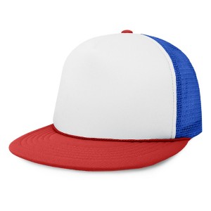 Dalix Flat Billed Baseball Cap Adjustable Hat Size M L XL - 1 of 4