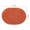 REGALWOVEN Polyester Oval Farmhouse Dining Kitchen Placemat 6 Pcs - 3 of 4