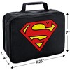 Superman Classic S-Shield Logo Insulated Soft Sided Lunch Box - 2 of 4