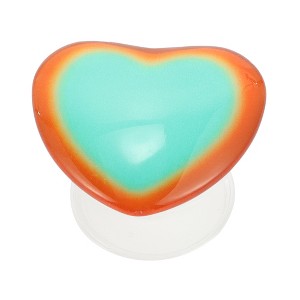 Unique Bargains Heart Adhesive Phone Grip Red Green 1 Pc - 1 of 4