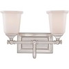 Quoizel Lighting Nicholas 2 - Light Vanity in  Brushed Nickel - 2 of 2
